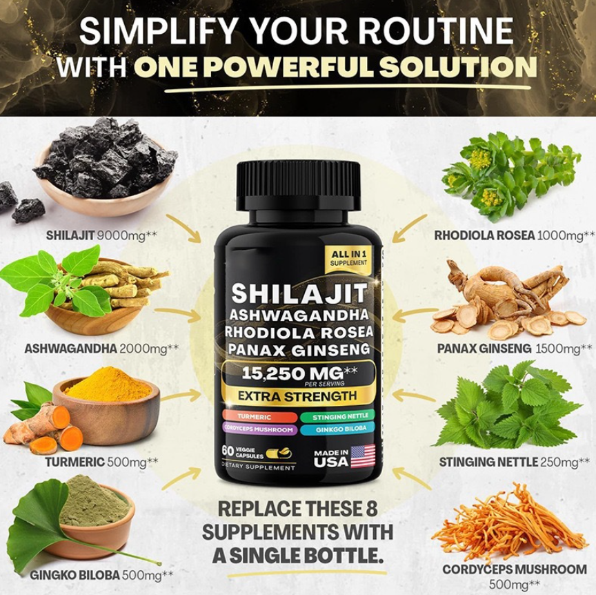 Nori Shilajit Sea Moss Resin Capsules 3