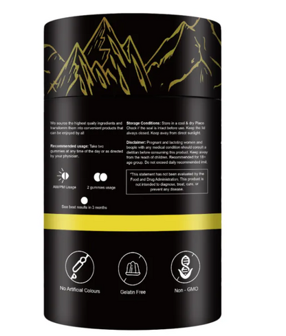 Vitanex Gold Gomitas de Shilajit Puro del Himalaya