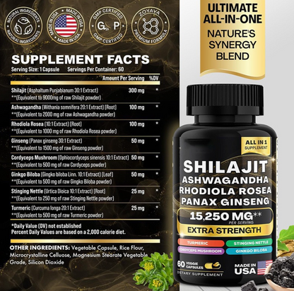 Nori Shilajit Sea Moss Resin Capsules 3